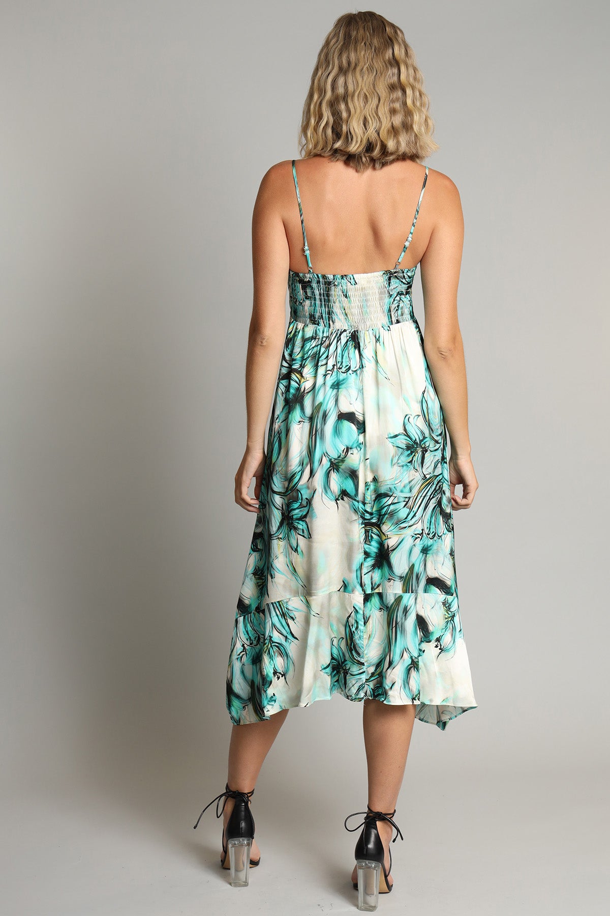 Floral Sketch Camisole Dress