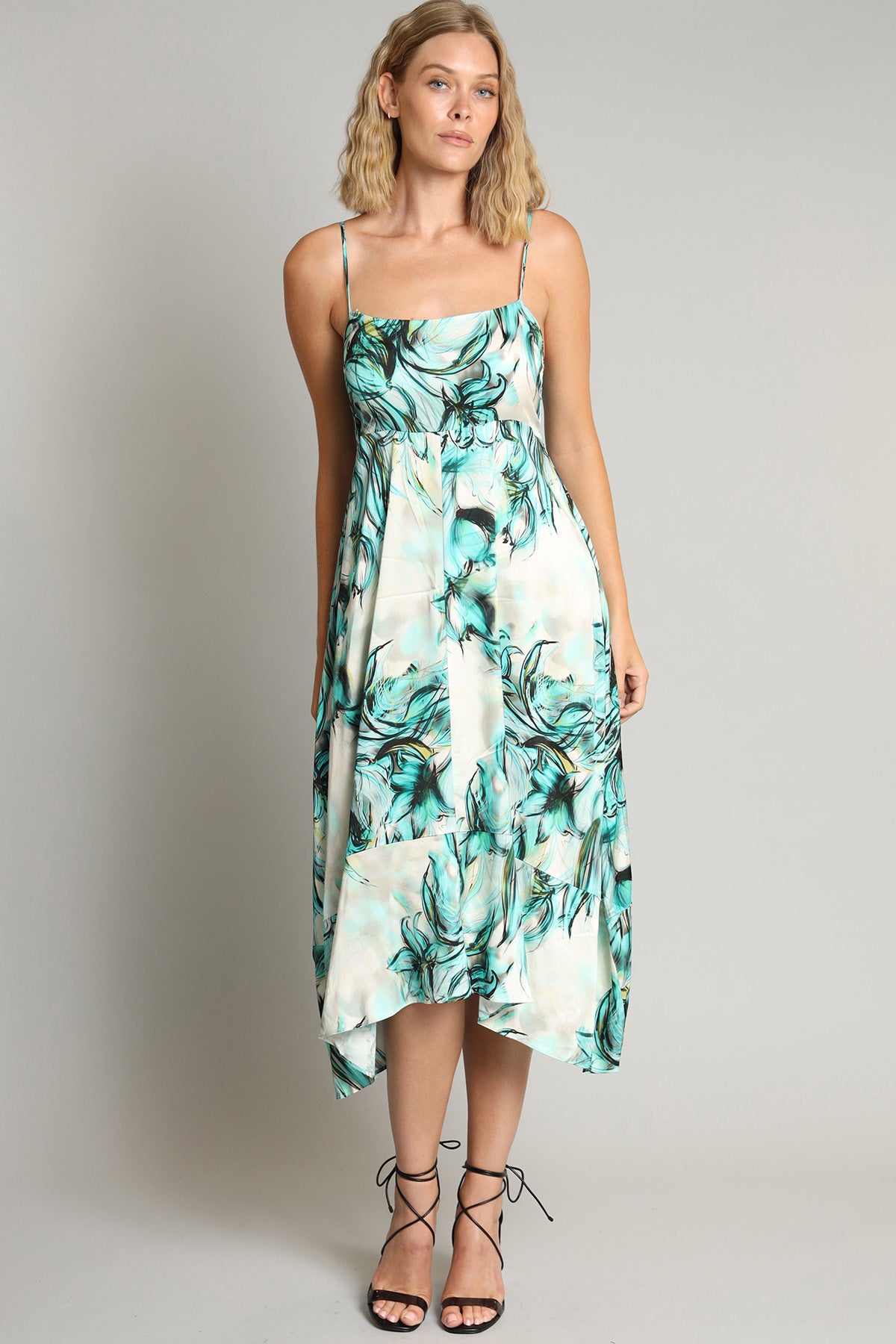 Floral Sketch Camisole Dress