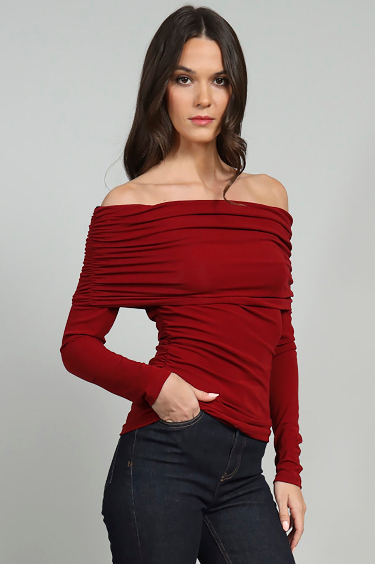 Rouched Marylin Top