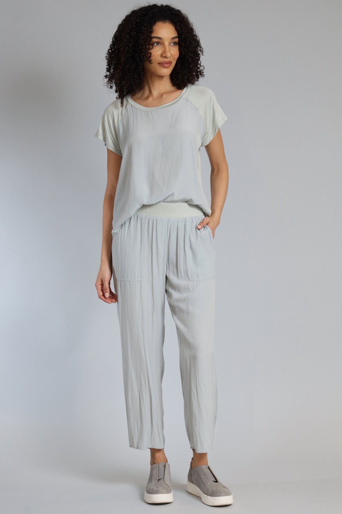 D-Satin Combo Jogger