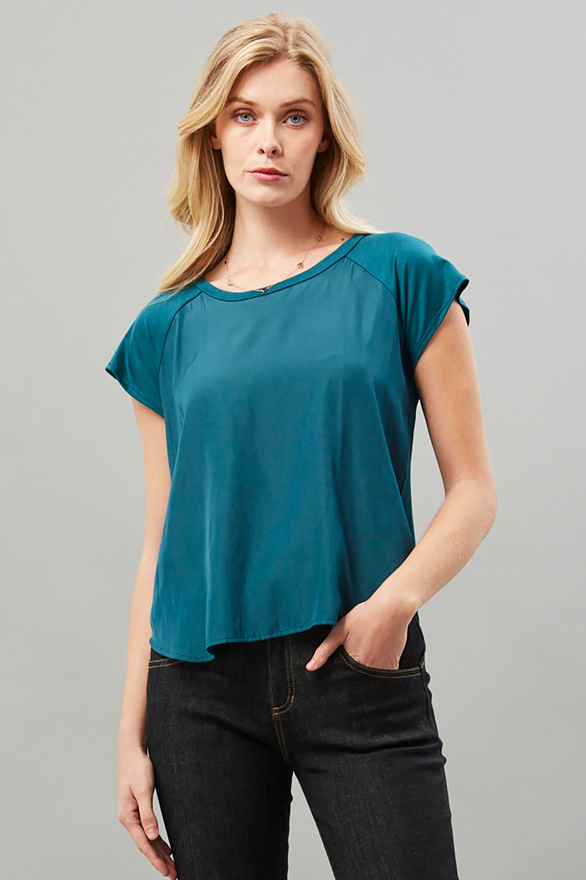 Cap Sleeve Baseball Tee