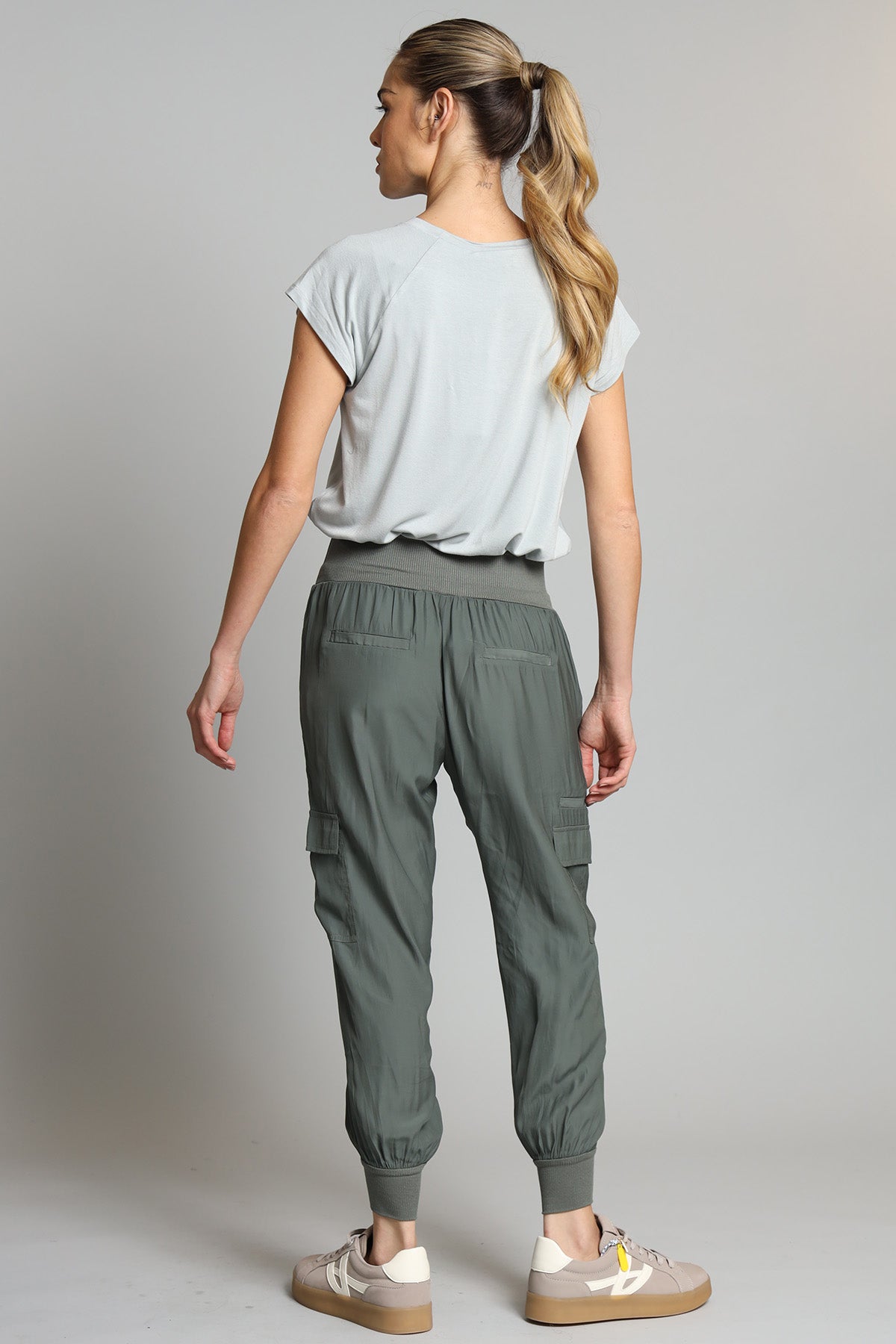 D-Satin Cargo Pant
