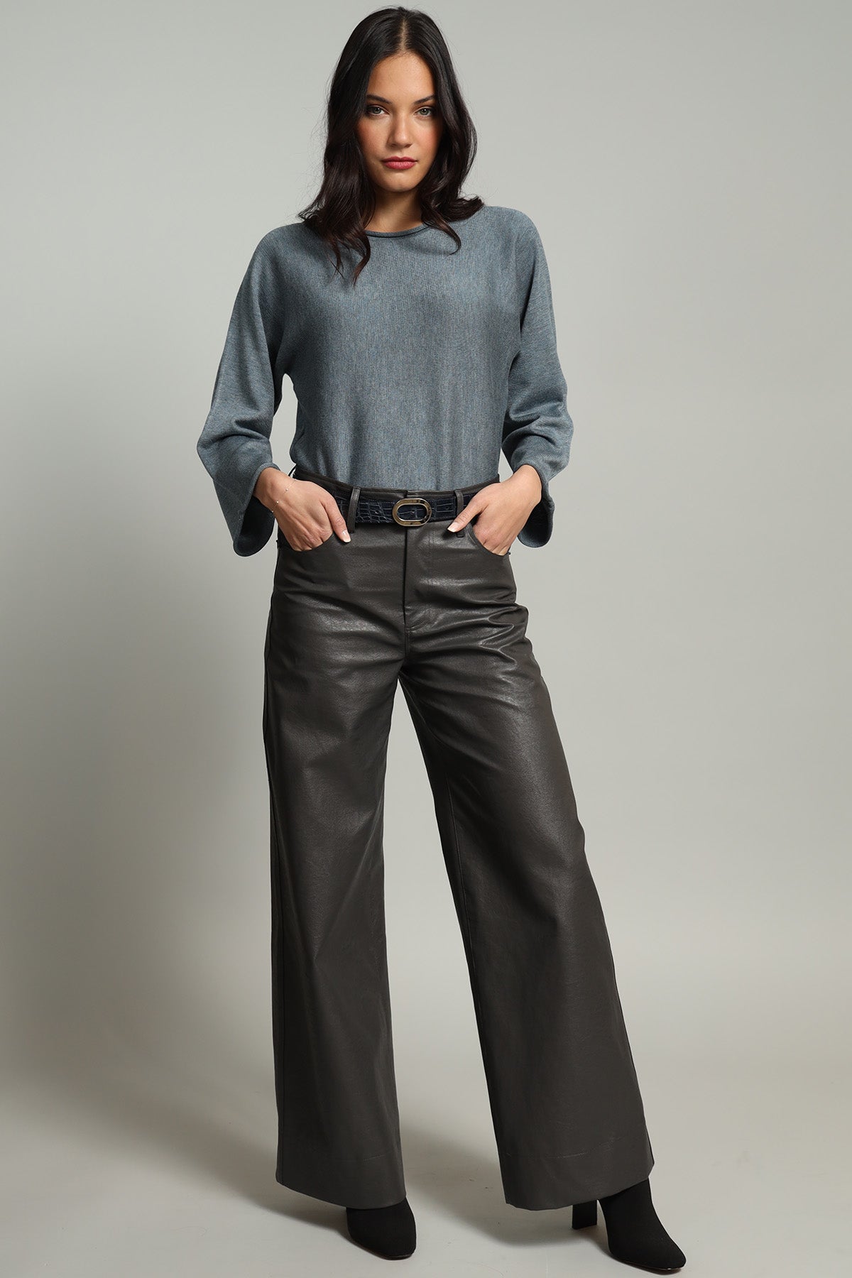Rolled Edge Kimono Sweater
