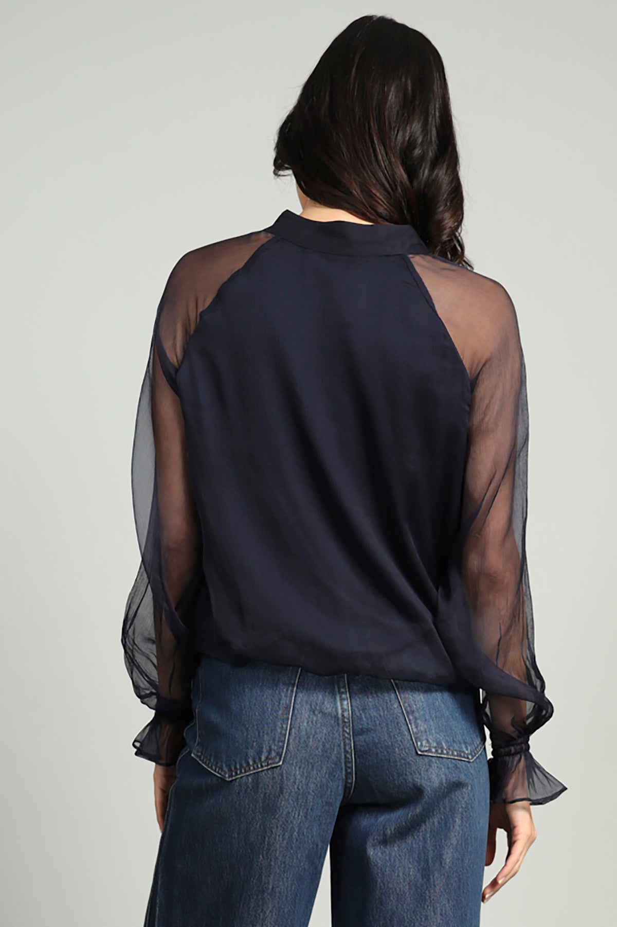 Celine Chiffon Bubble Blouse