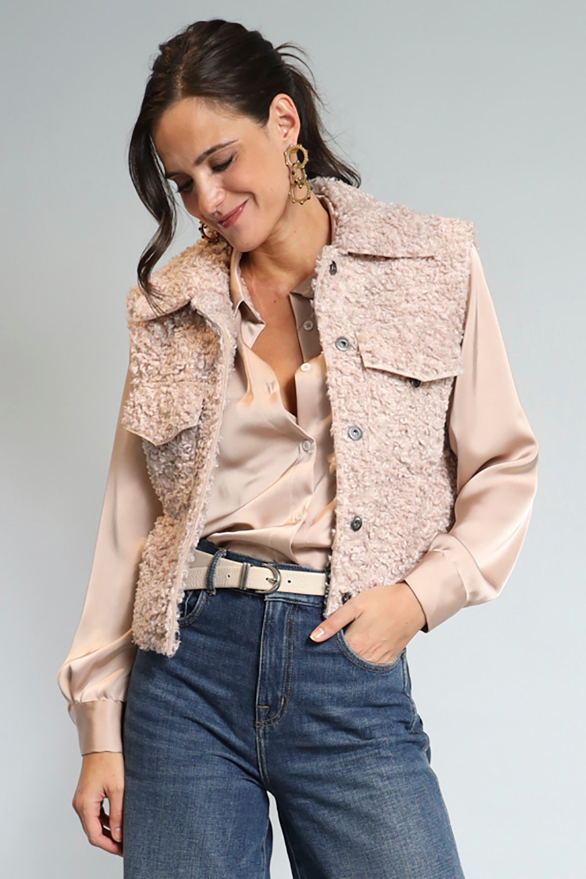 Elise Satin Blouse