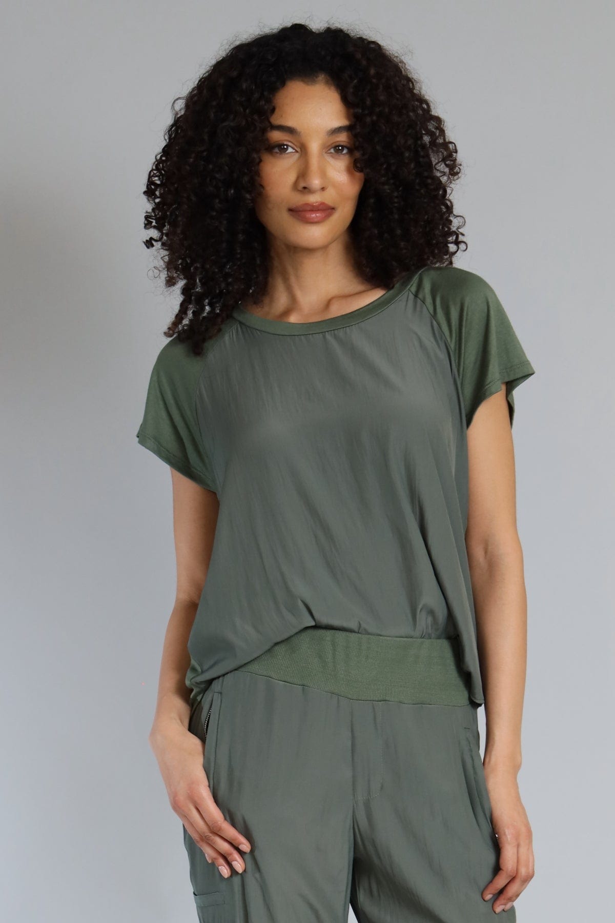 Cap Sleeve Baseball Tee