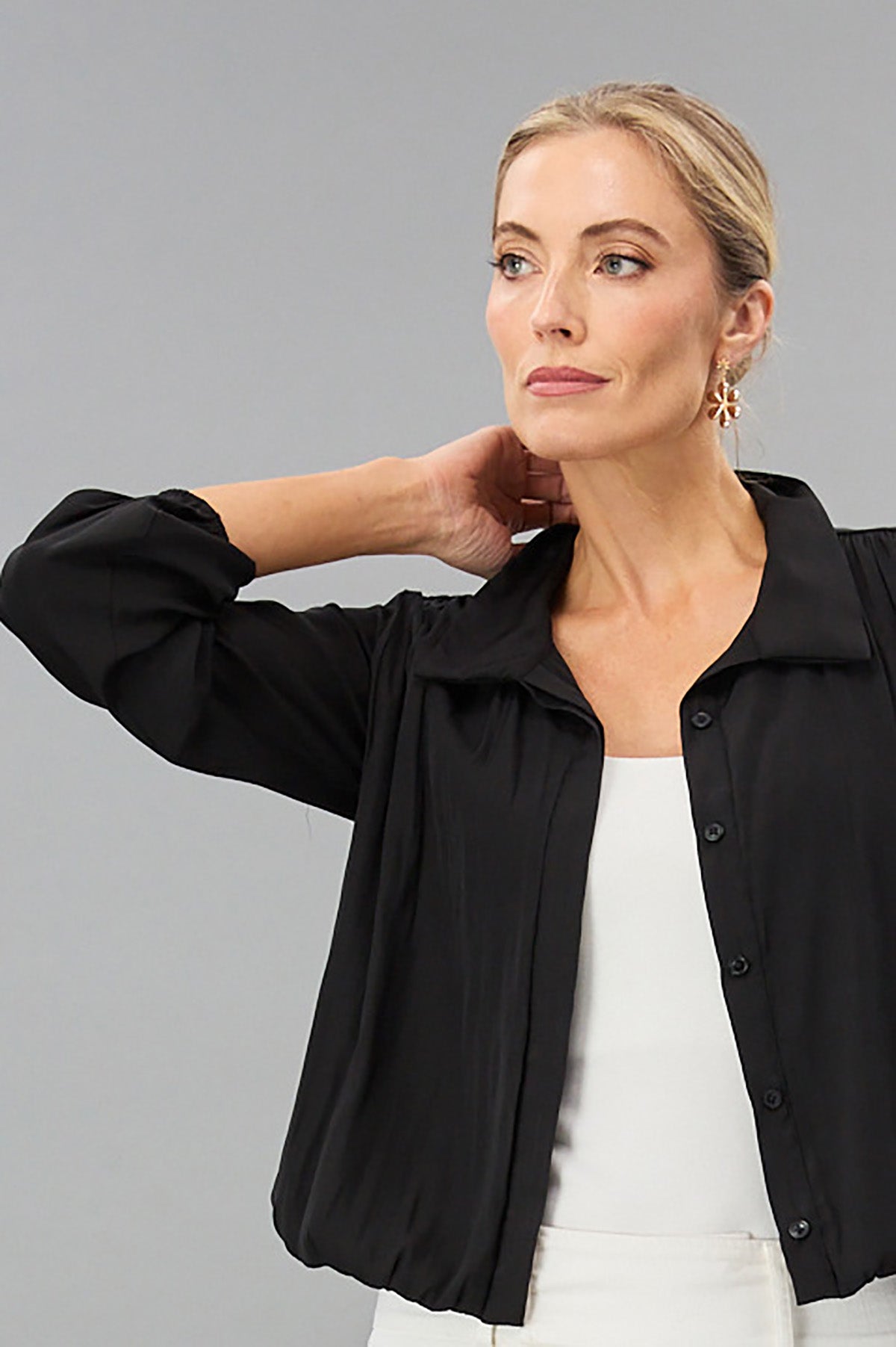Pleated Shoulder Shirt
