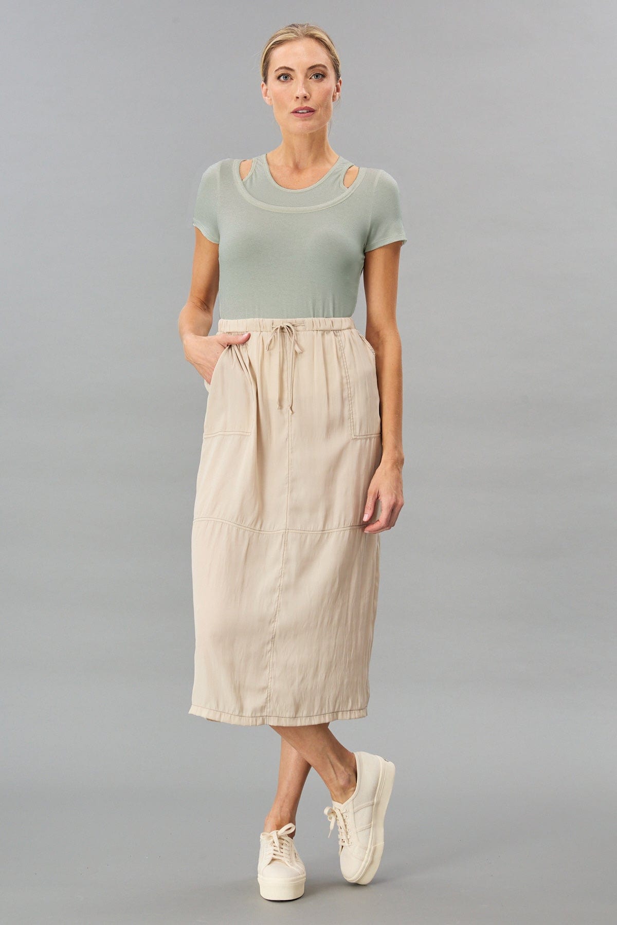 Double Neckline Top