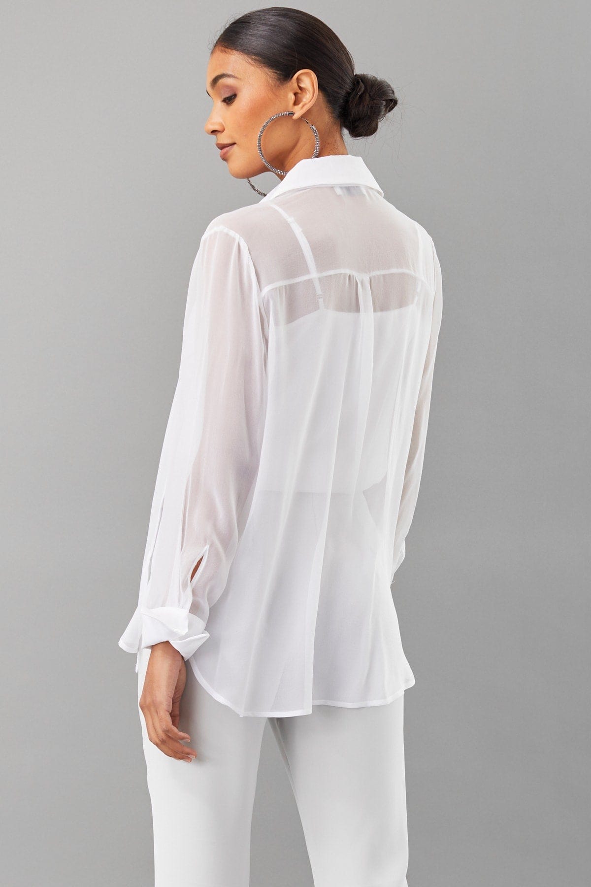 Chiffon Dress Shirt