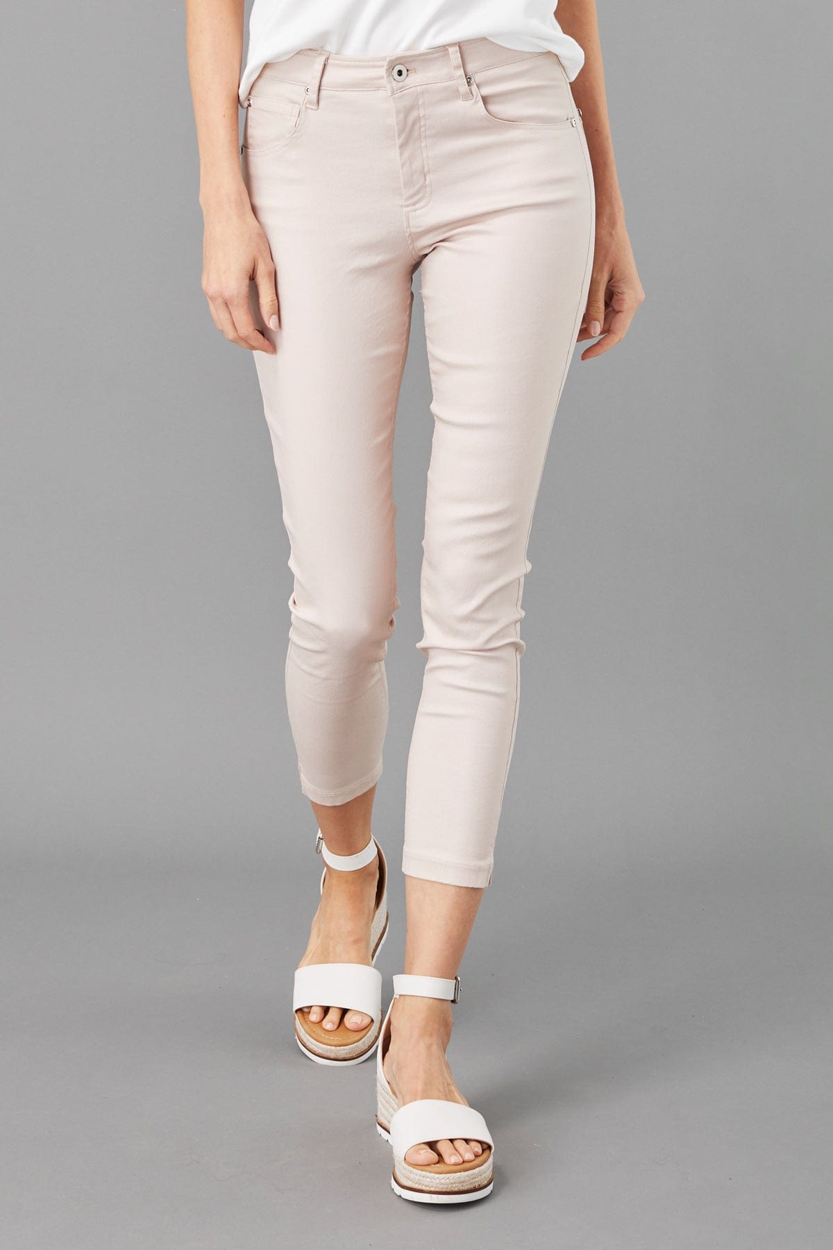 Coated Denim Jean