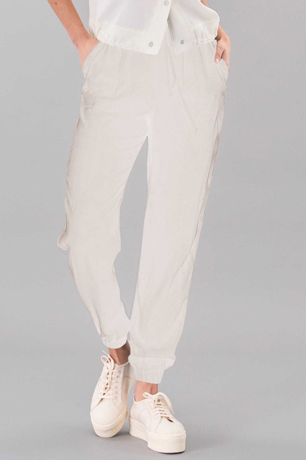 Stretch Linen Twill Jogger
