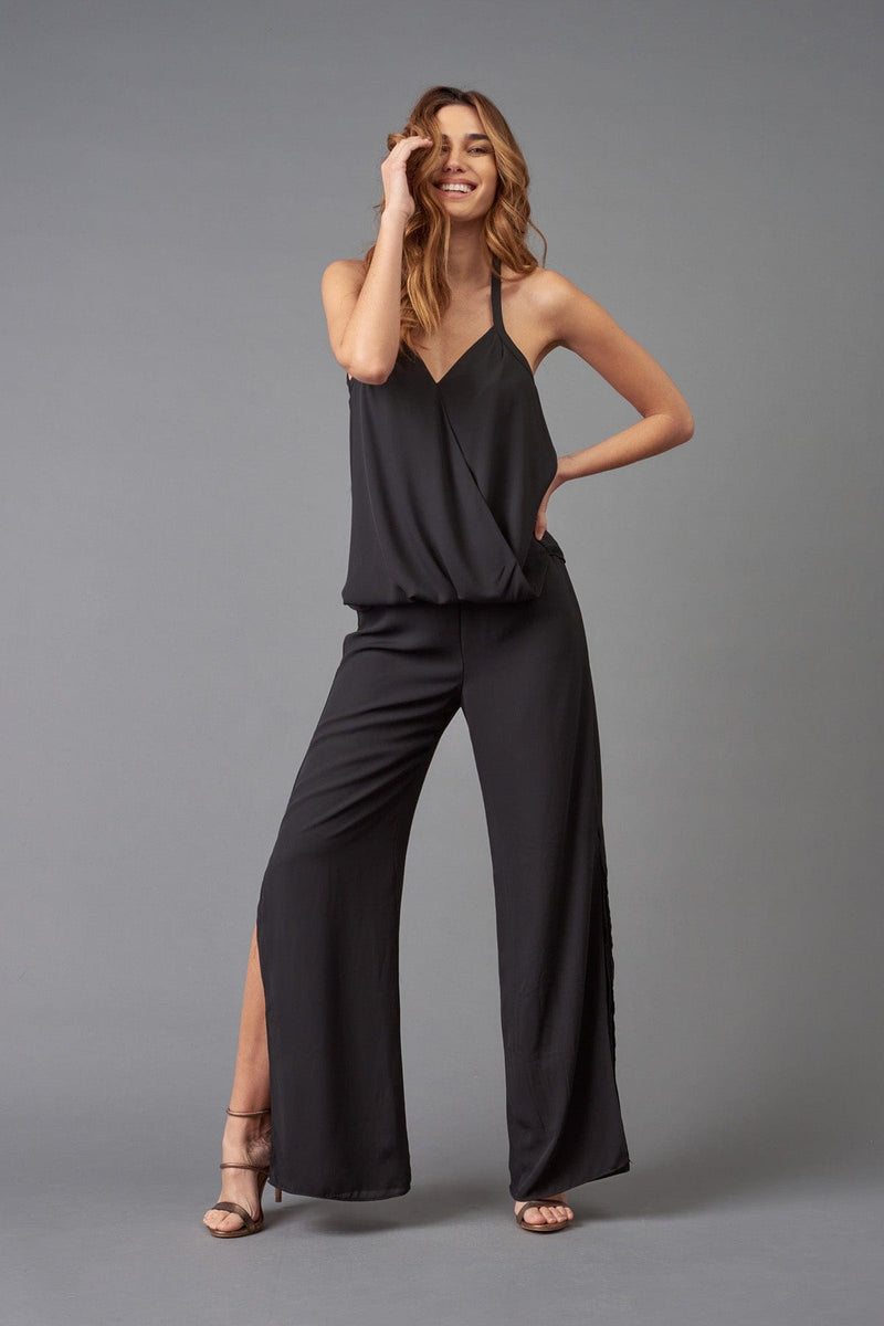 Double Layer High Slit Pant