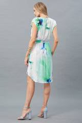 Watercolor Midi Dress