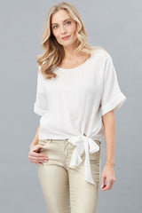 Tie Front Top
