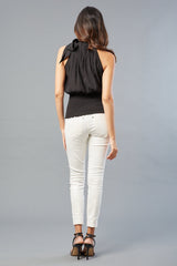 Smocked Waist Halter