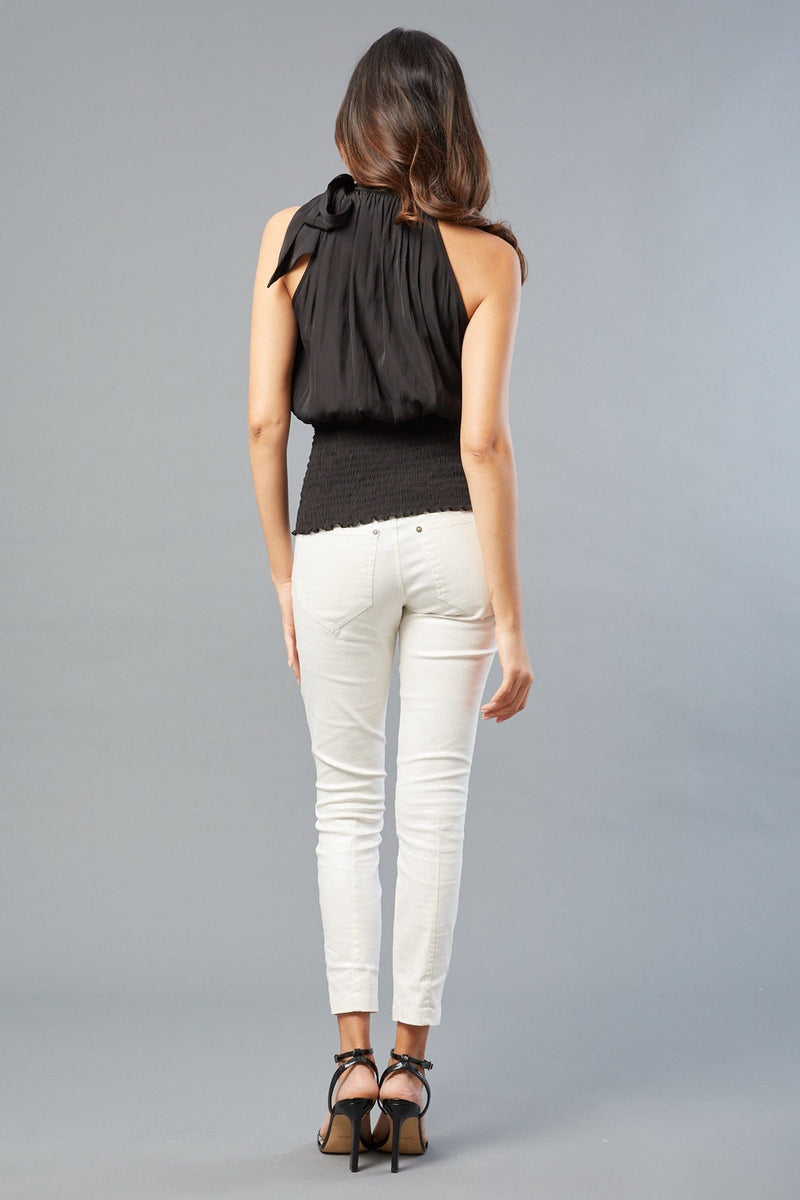 Smocked Waist Halter