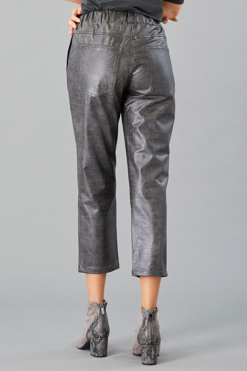 Vegan Croc Leather Pant