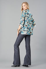 Watercolor Camo Tab-Sleeve Shirt