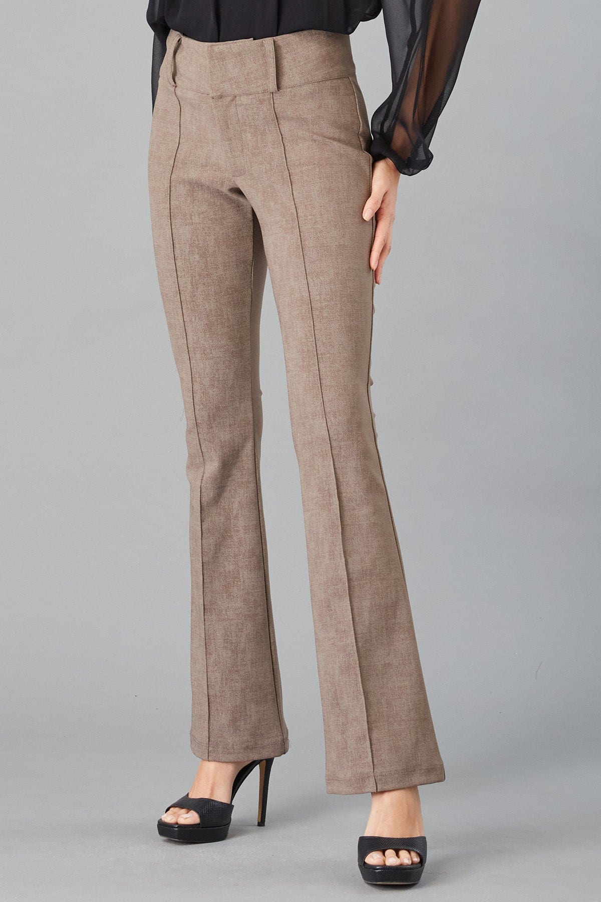 Twill Scuba Flare Pant