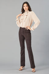 Twill Scuba Flare Pant