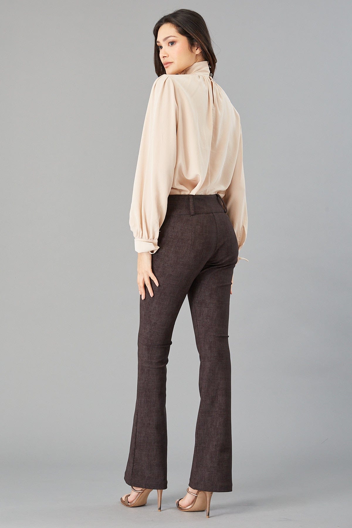 Twill Scuba Flare Pant
