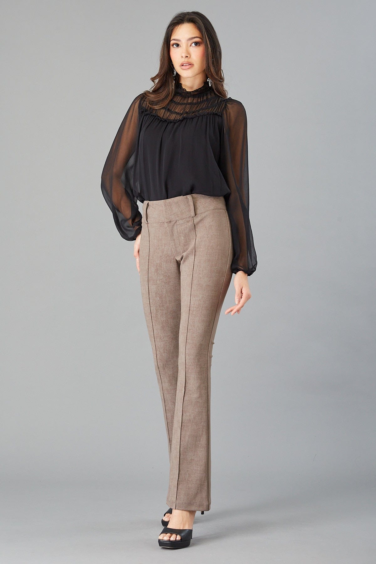 Twill Scuba Flare Pant