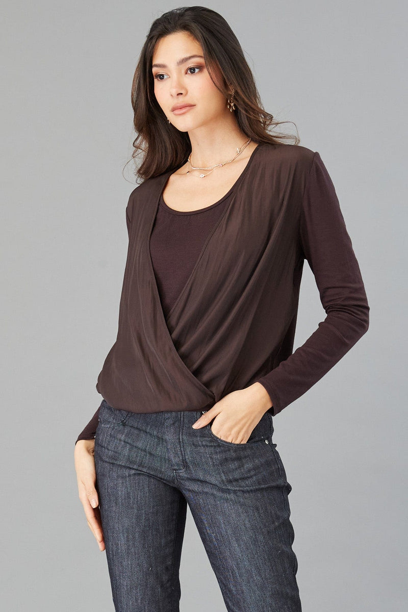 Long Sleeve Wrap Twofer