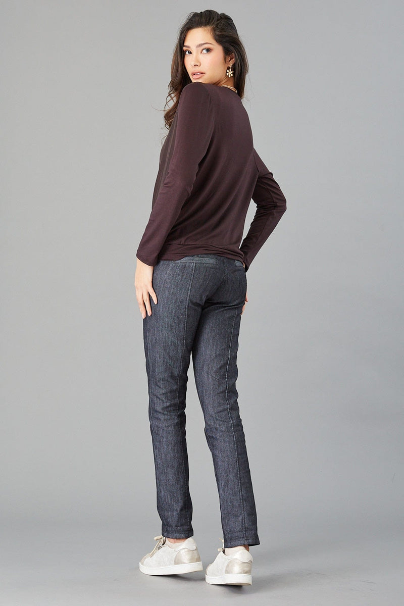 Long Sleeve Wrap Twofer