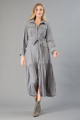 Maxi Shirt Dress