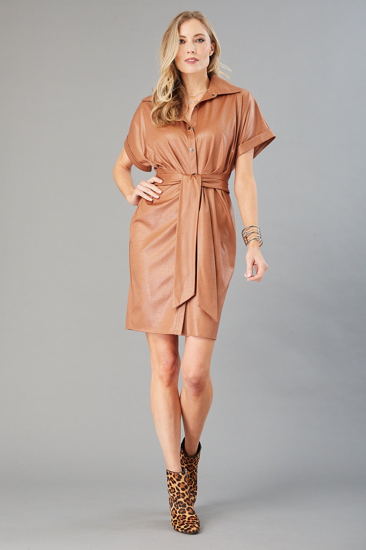 Short Sleeve Kimono Dress
