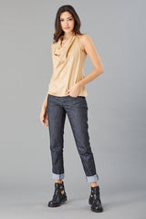 Cowl Neck Racerback Tank