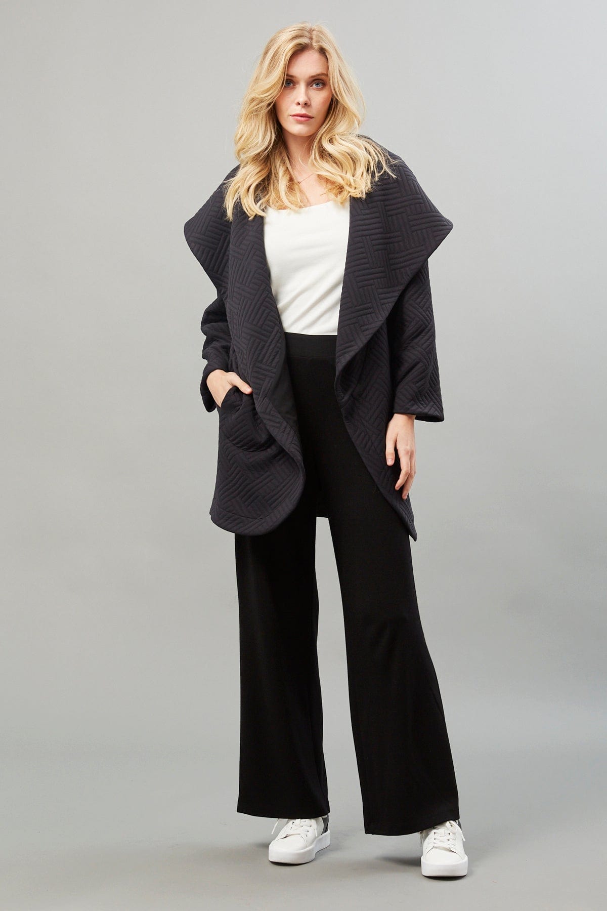 Quilted Long Jacket