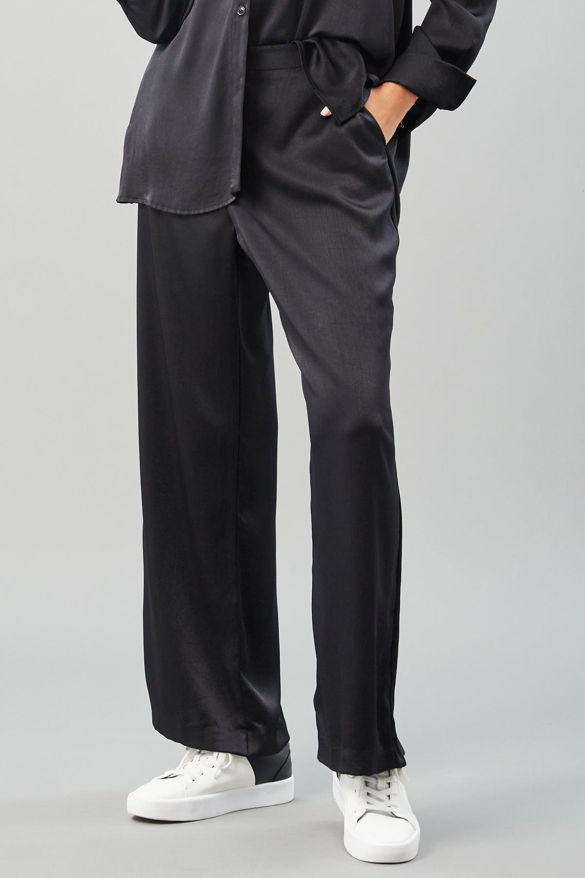 Textured Satin Trouser
