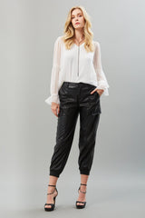 Poet Sleeve Chiffon Top