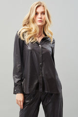 Leather Jersey Shirt
