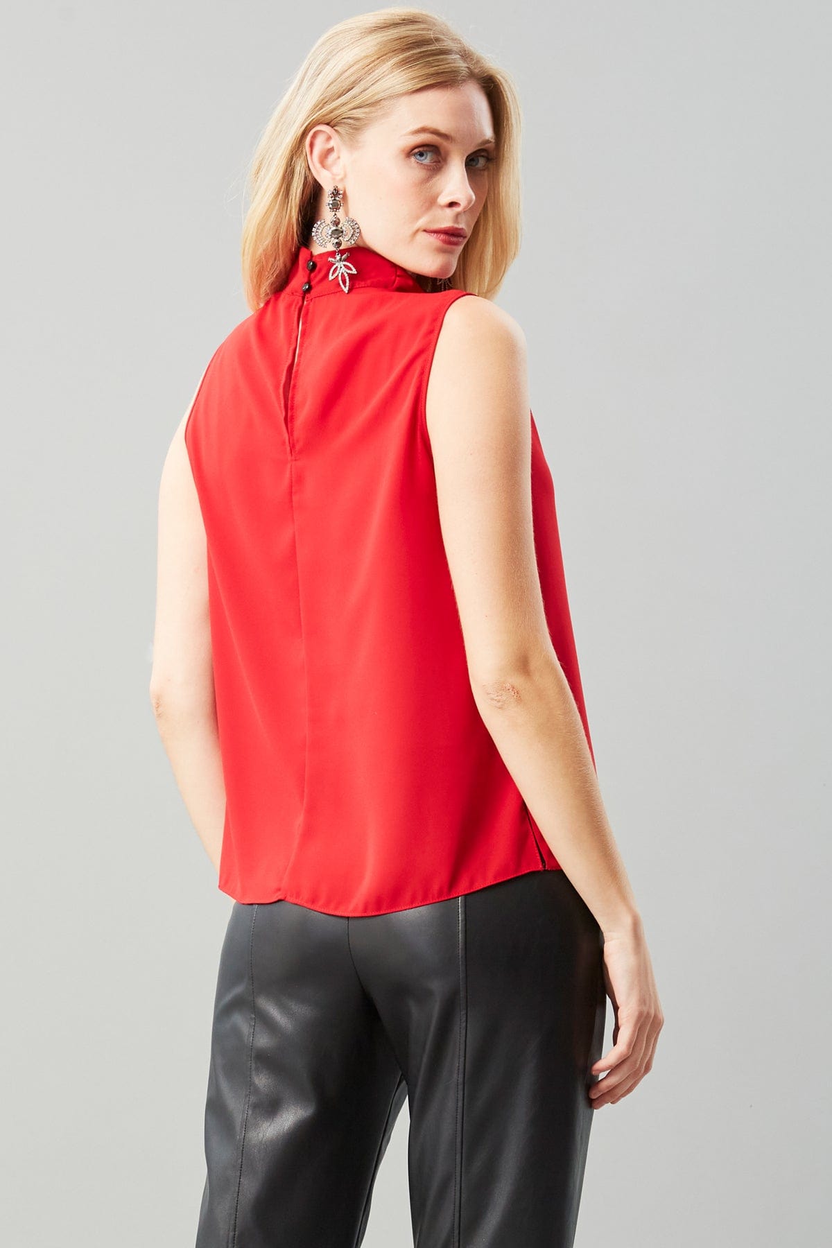 Draped Cut-Out Top
