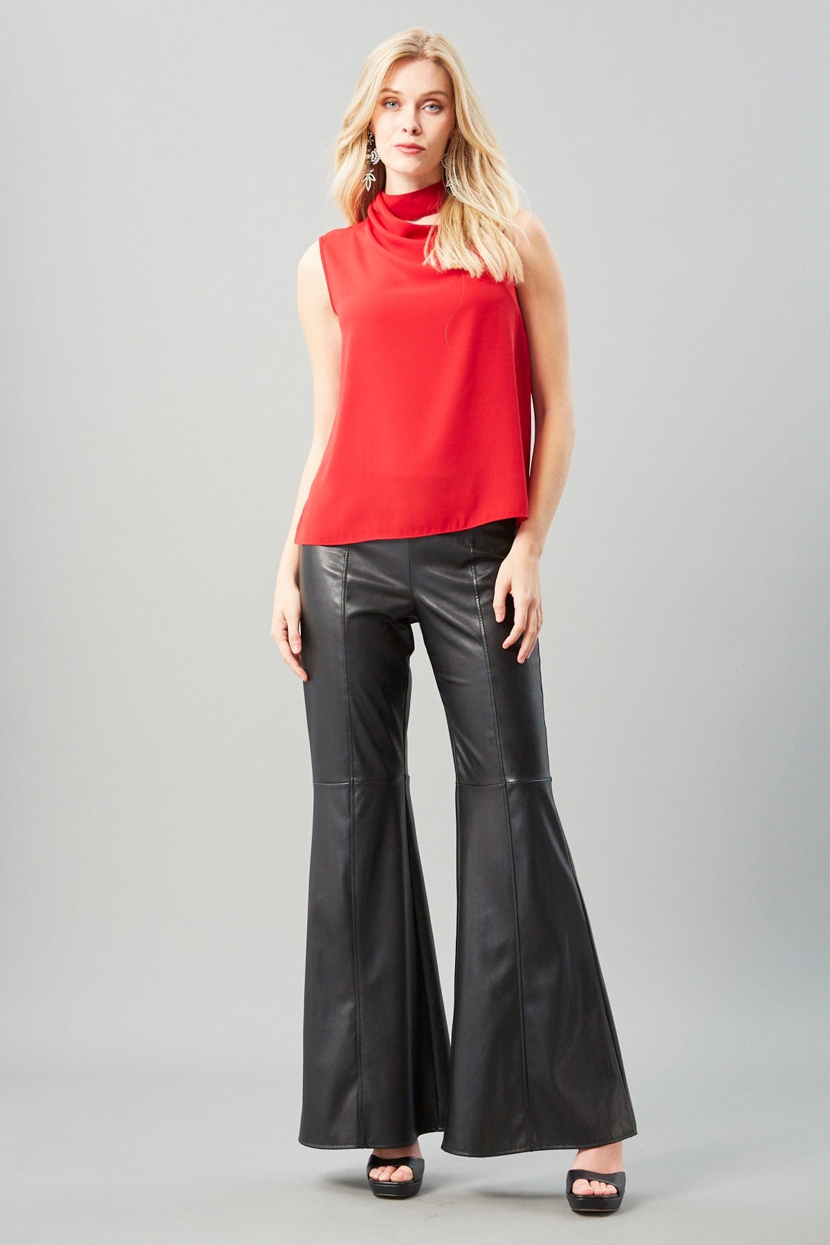 Draped Cut-Out Top
