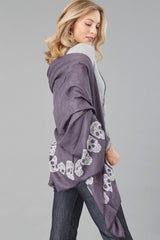 Frida Skull Print Scarf