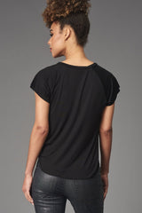 Cap Sleeve Baseball Tee