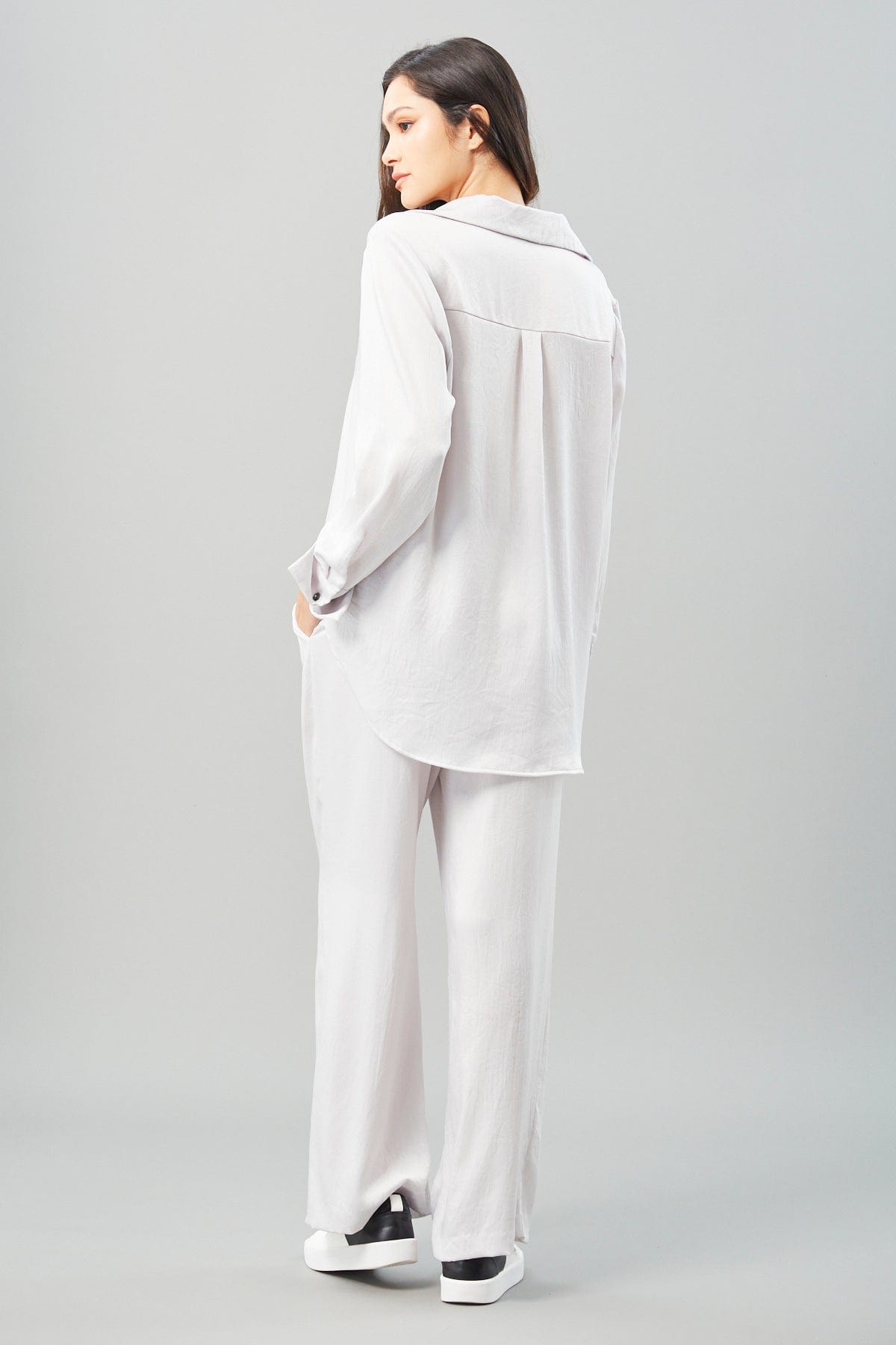 Textured Satin Trouser