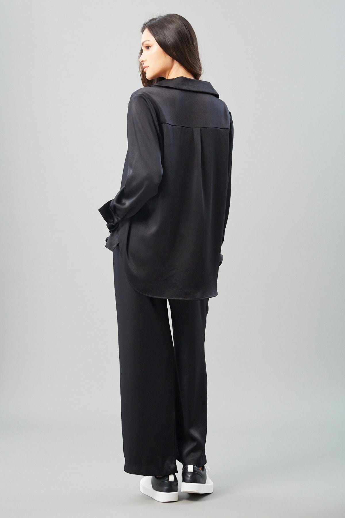 Textured Satin Trouser