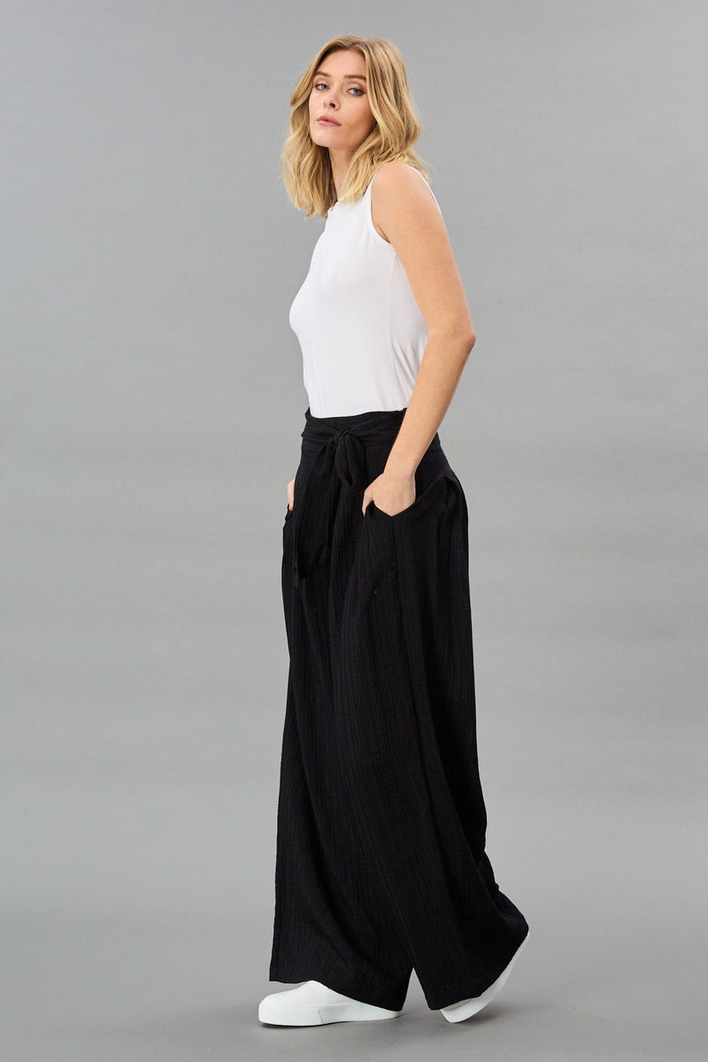 Shadow Stripe Wide Leg Pant