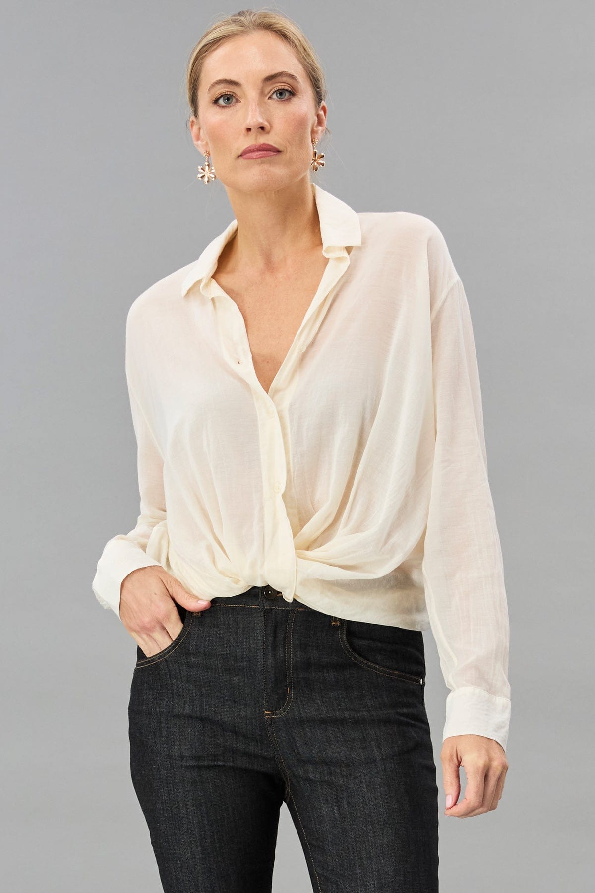 Twist Front Shirt