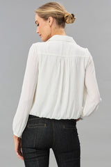 Pleated Shoulder Shirt