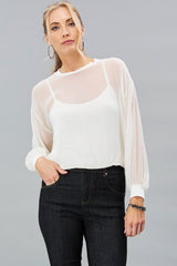 Chiffon Layover Top