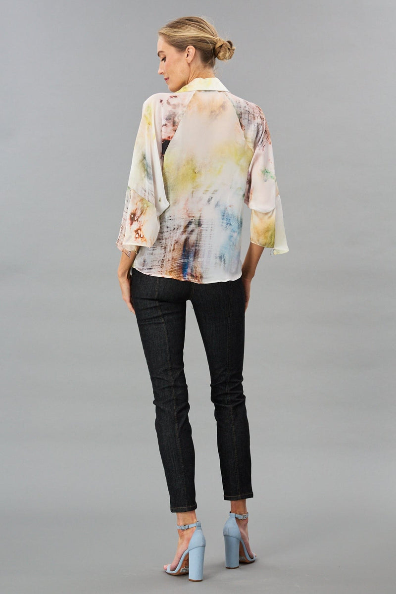 Fluorescence Flare Sleeve Shirt