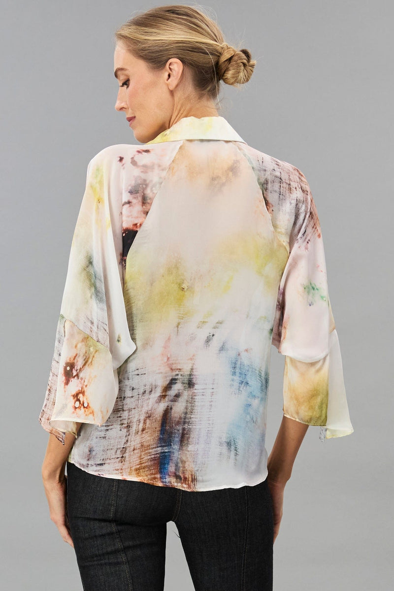 Fluorescence Flare Sleeve Shirt