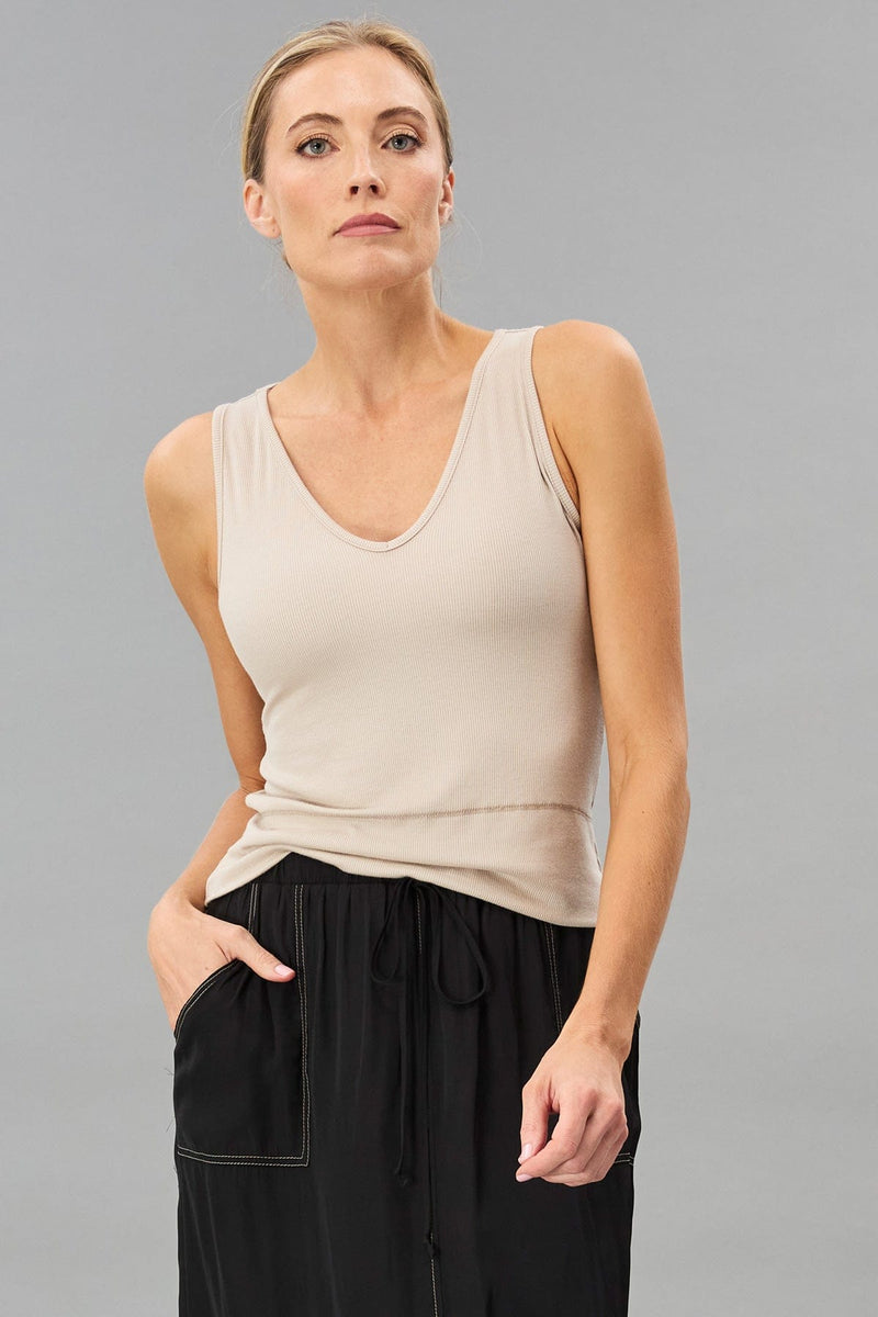 Wide Hem Rib Tank