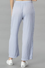 D-Satin Straight Pant