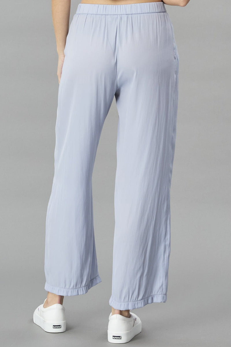 D-Satin Straight Pant